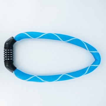 Nylon Sleeve Chain Lock OEM Color For Bicycle Lock Bike Protective Lock