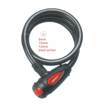 Nurbo Anti-theft Bicycle Spiral Cable Lock for Bikes and Scooters